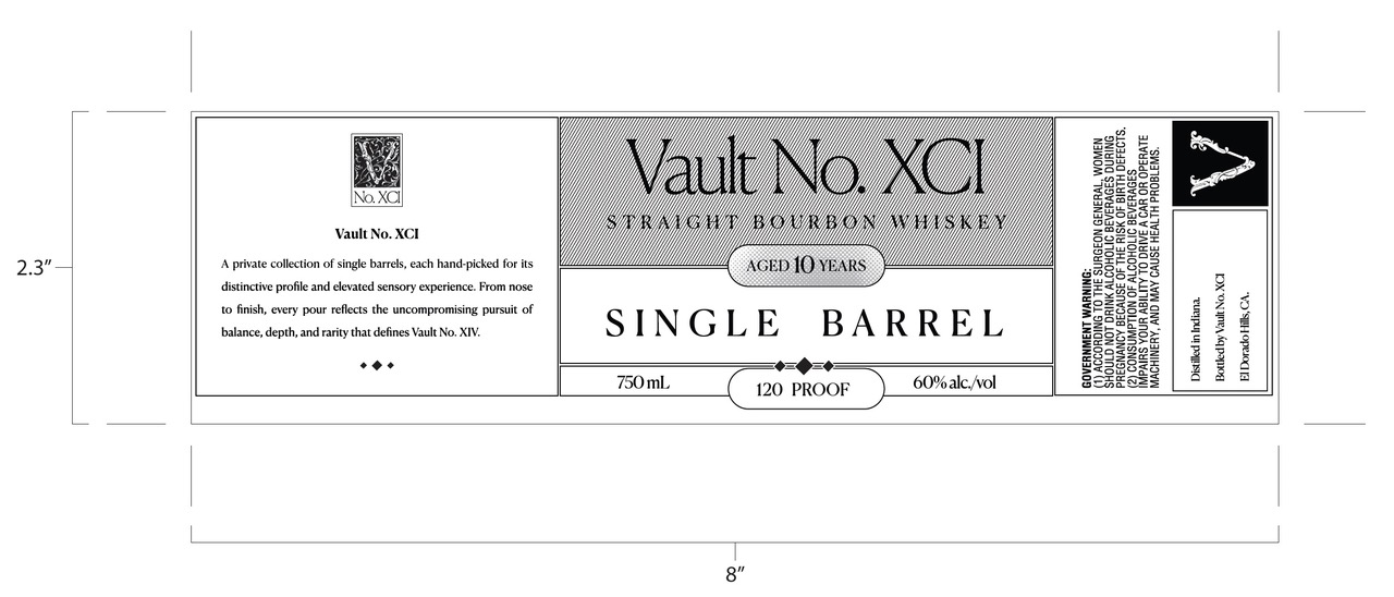 Vault No. Xci label