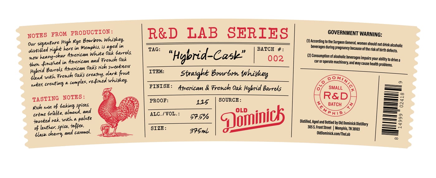 Old Dominick label