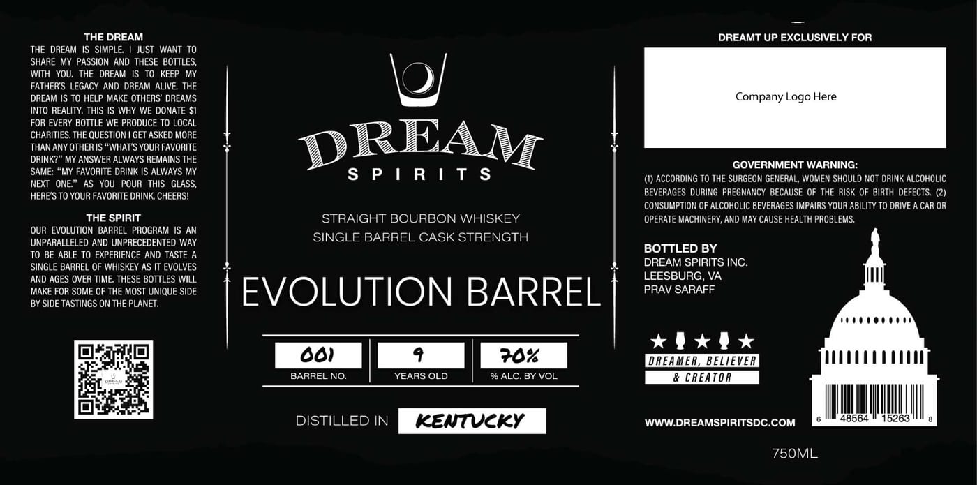 Evolution Barrel label