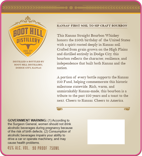 Boot Hill Distillery label image 2