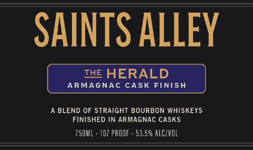 Saints Alley Herald label