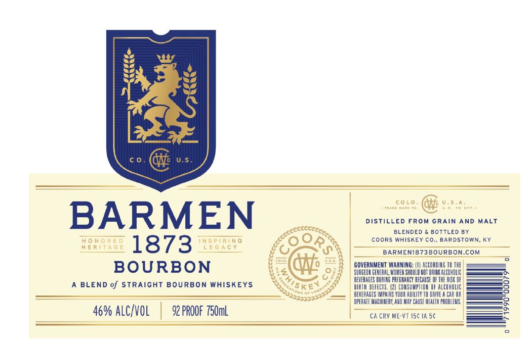 Barmen 1873 label