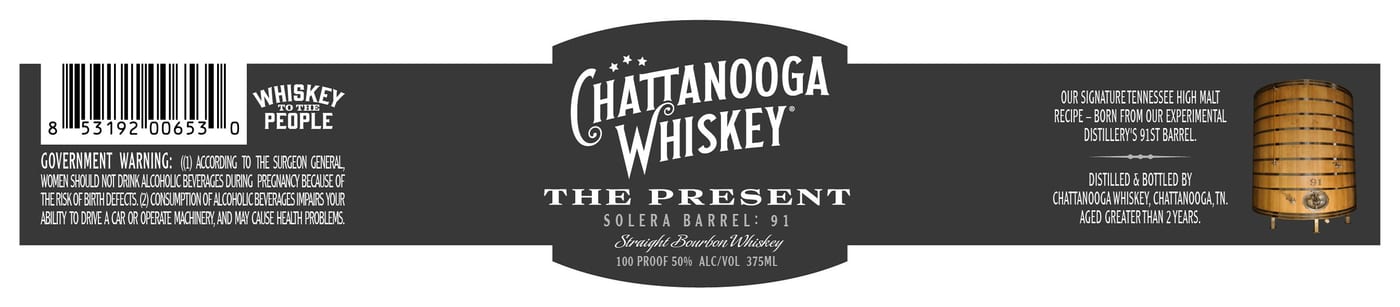 Chattanooga Whiskey label