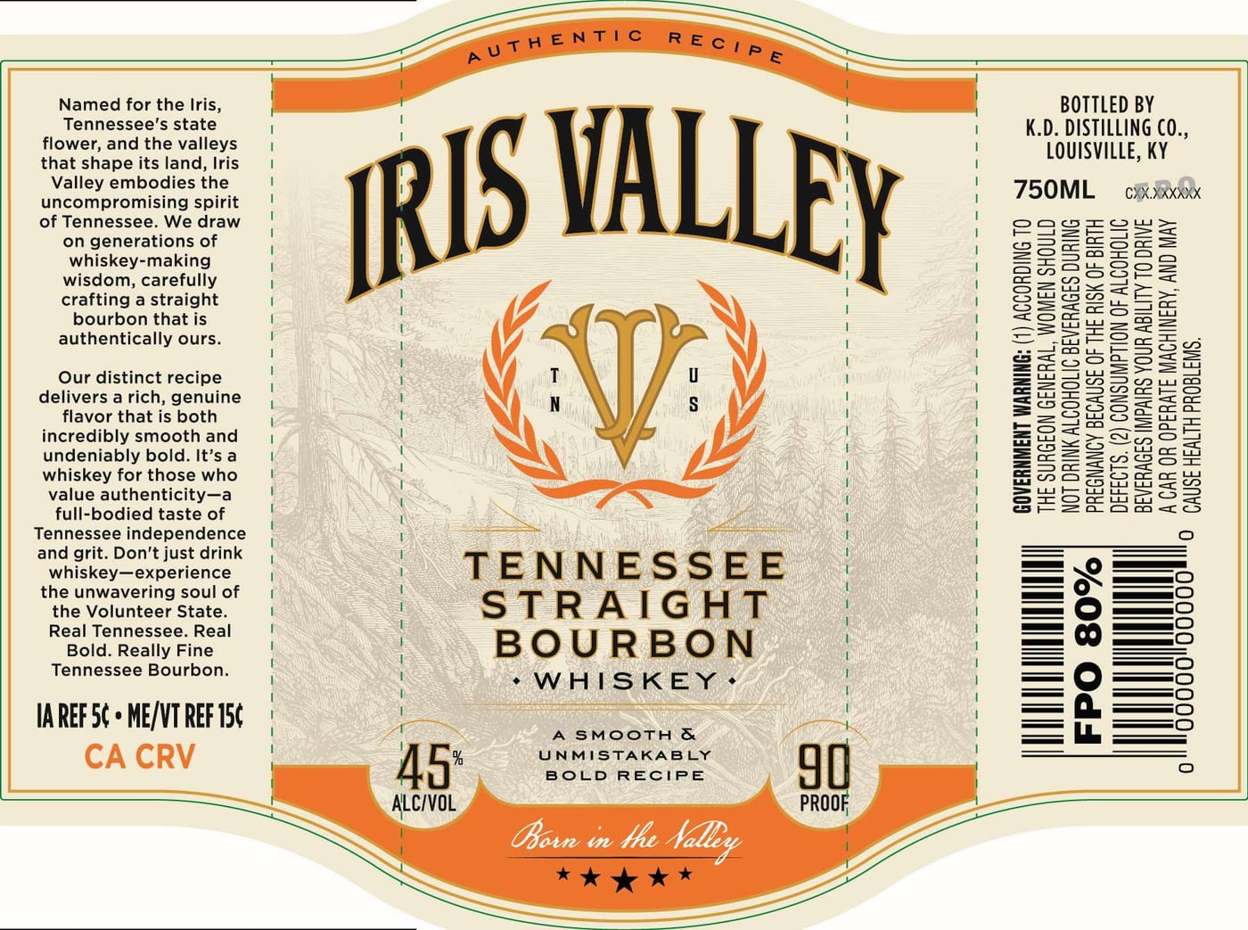 Iris Valley label