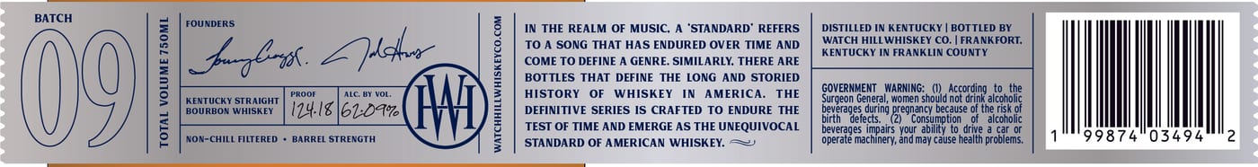 Watch Hill Definitive Series label image 2