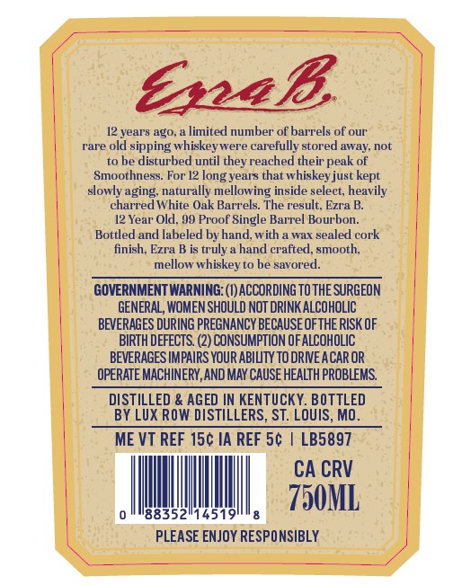 Ezra B label image 2