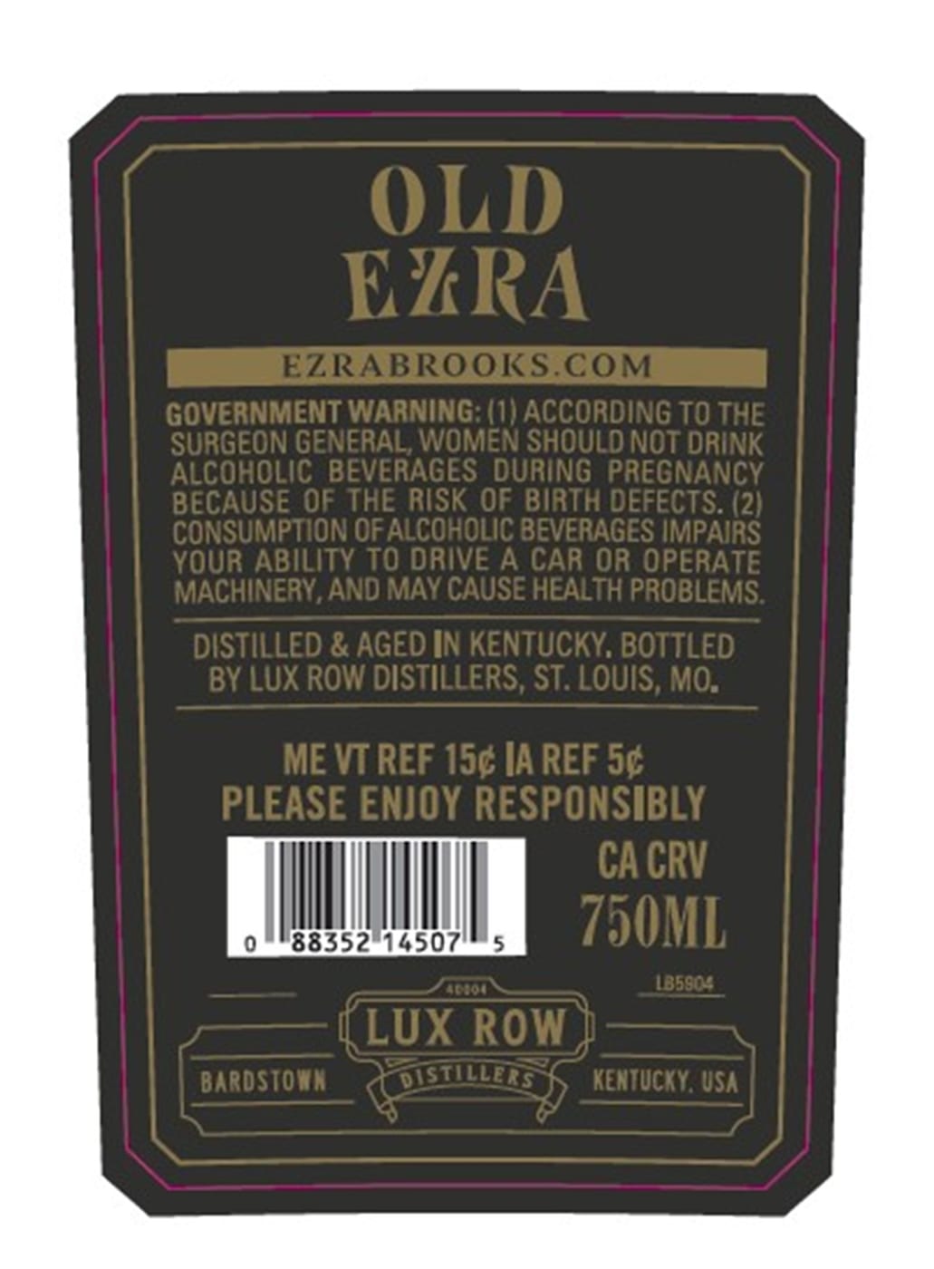 Old Ezra label image 2