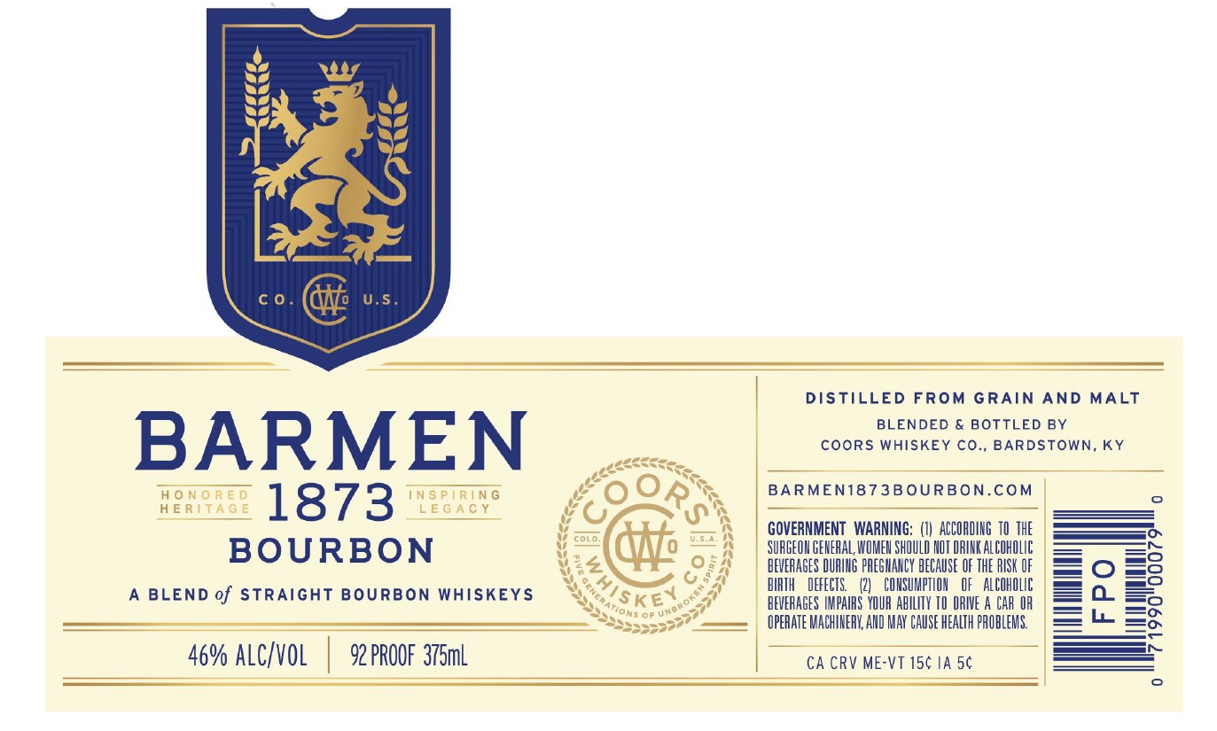 Barmen 1873 label