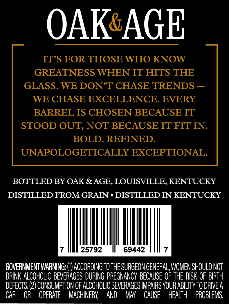 Oak & Age label image 2