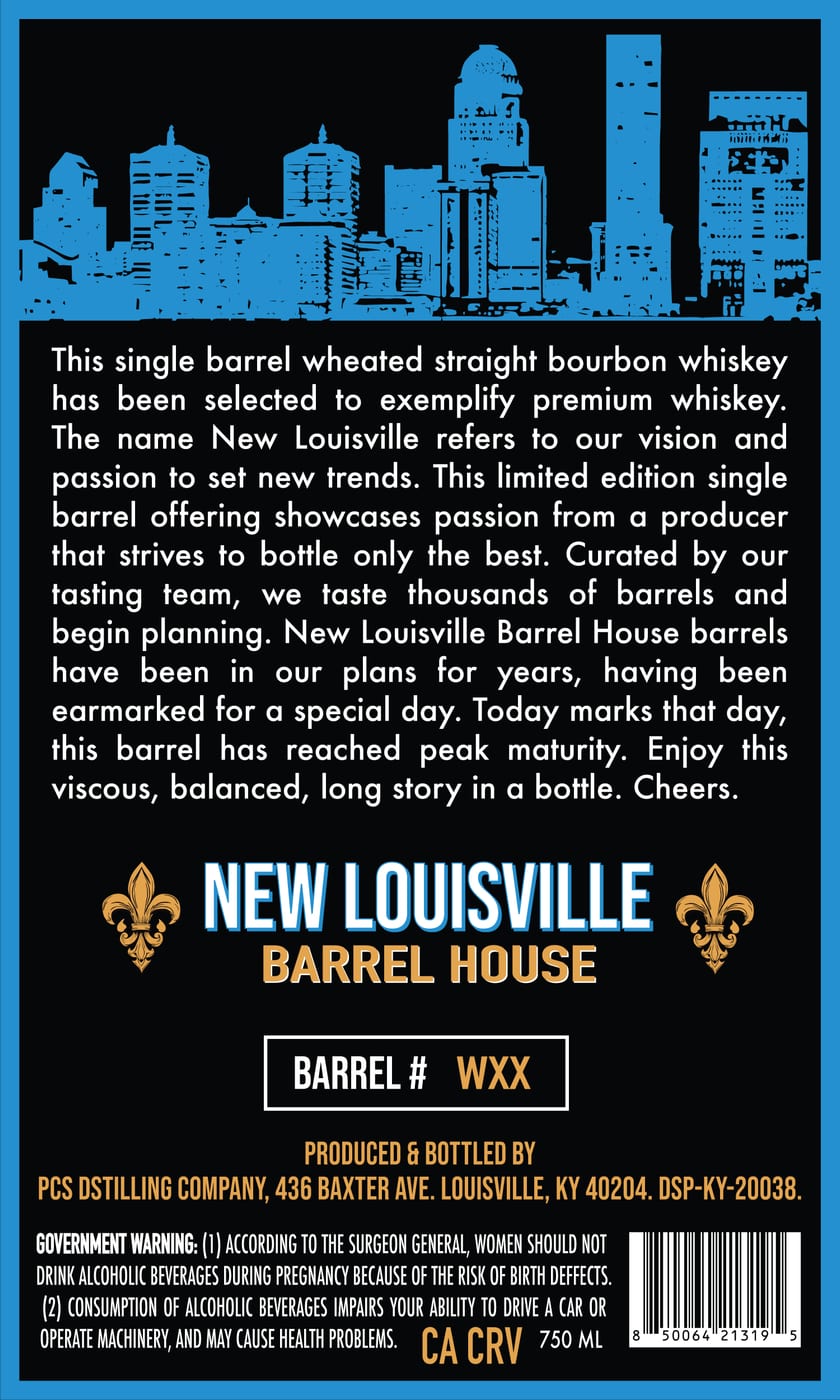 New Louisville Barrel House label image 2