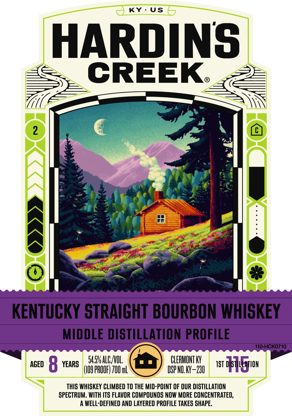 Hardin's Creek label