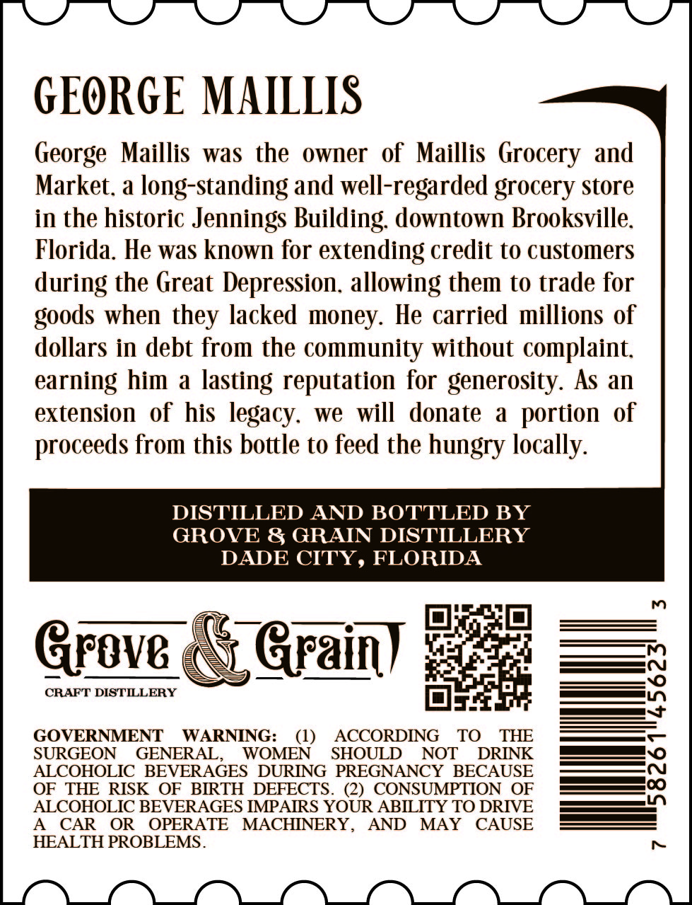 George Maillis Bourbon label image 3