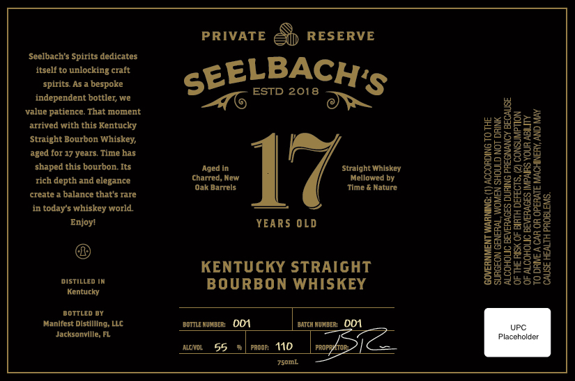 Seelbach's label
