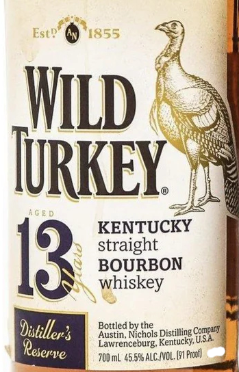 Wild Turkey label