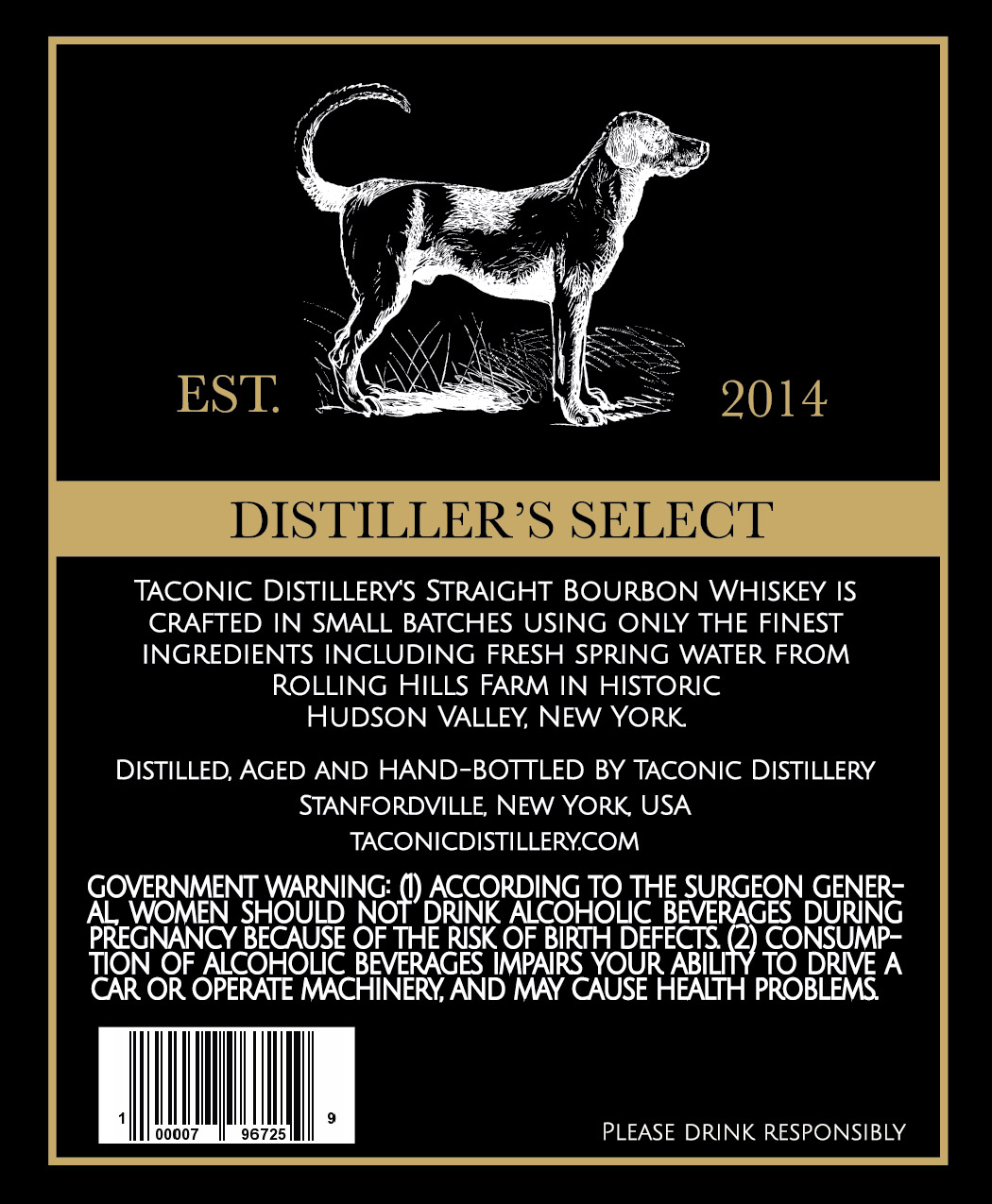 Taconic Distillery Distiller's Select label image 2
