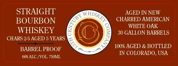 13TH Century Whiskey label