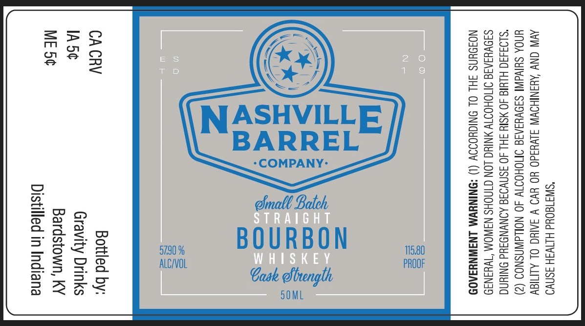 Nashville Barrel Company label