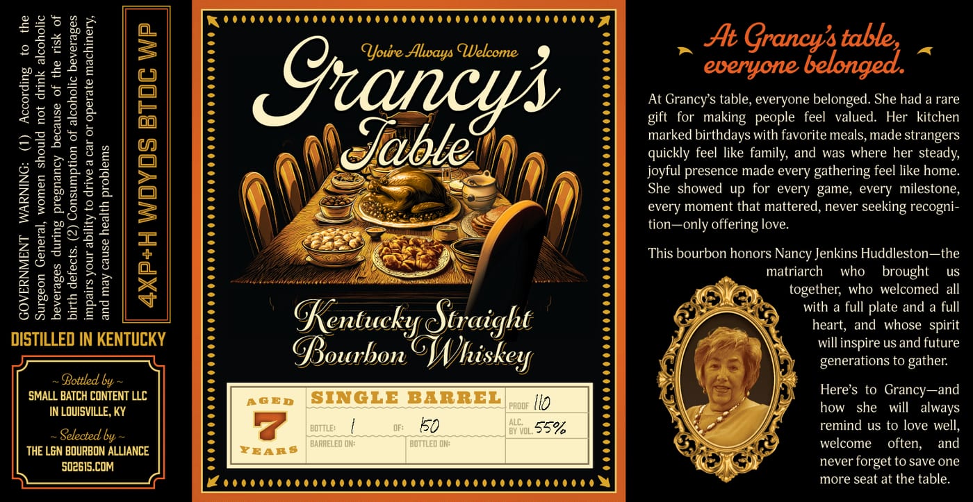 Grancy's Table label