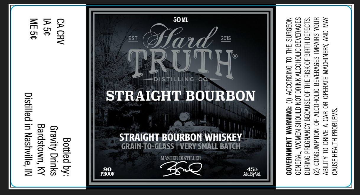 Hard Truth Distilling CO. label