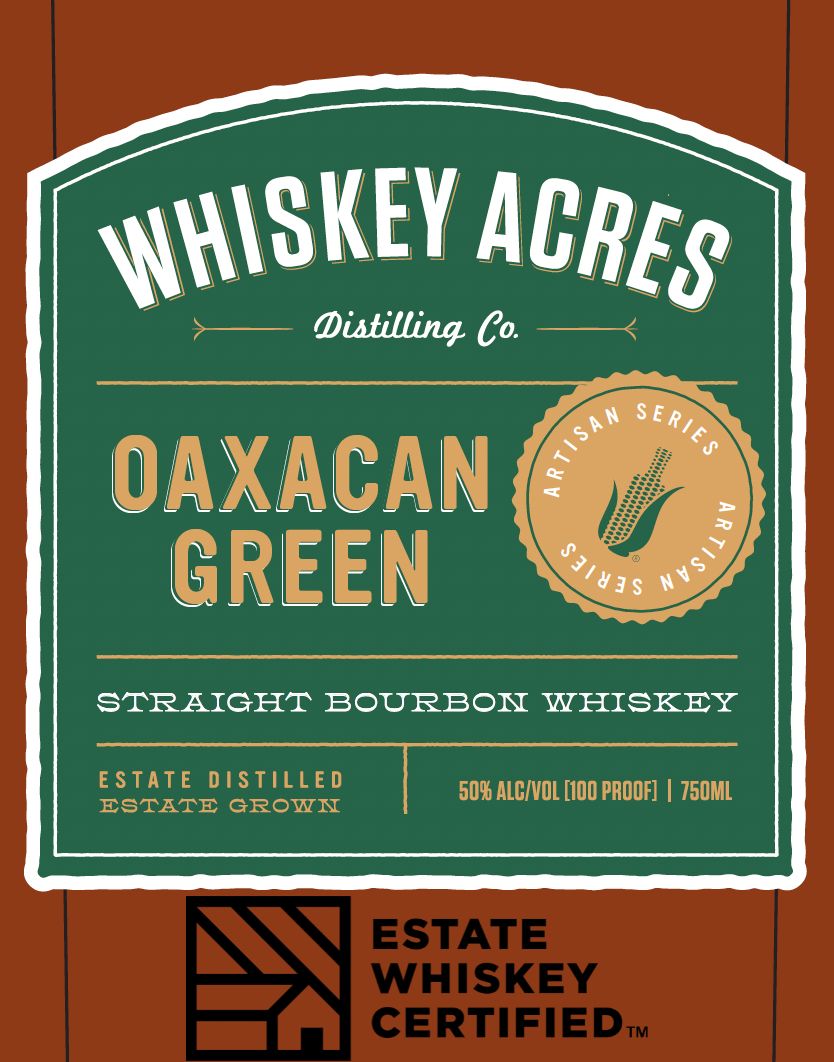 Whiskey Acres label