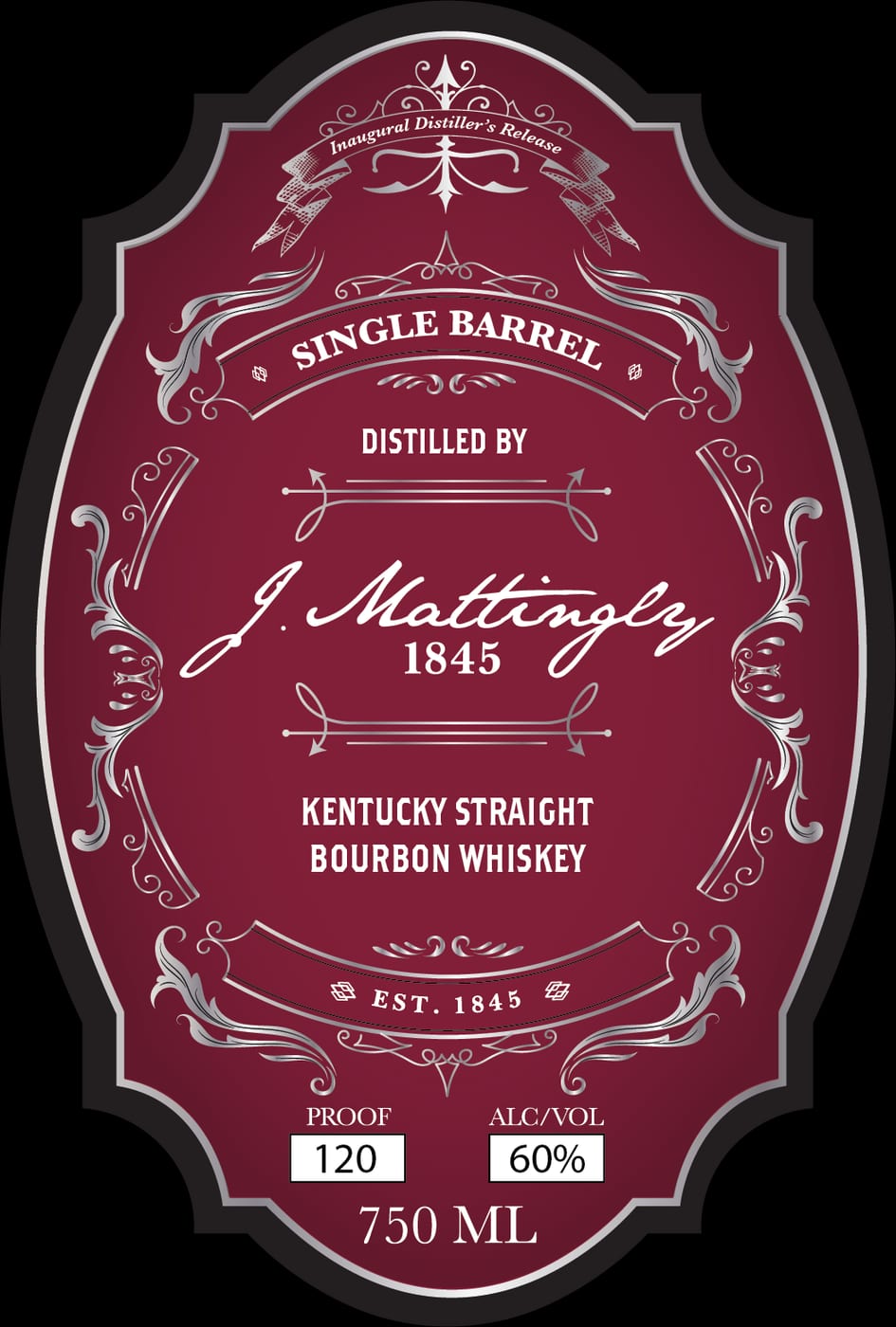J. Mattingly 1845 label