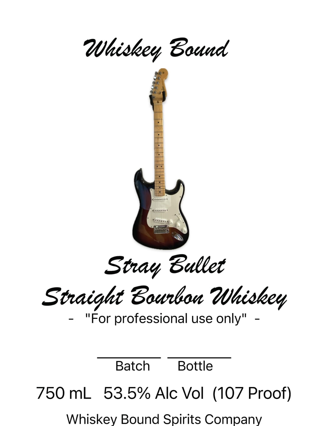 Whiskey Bound label