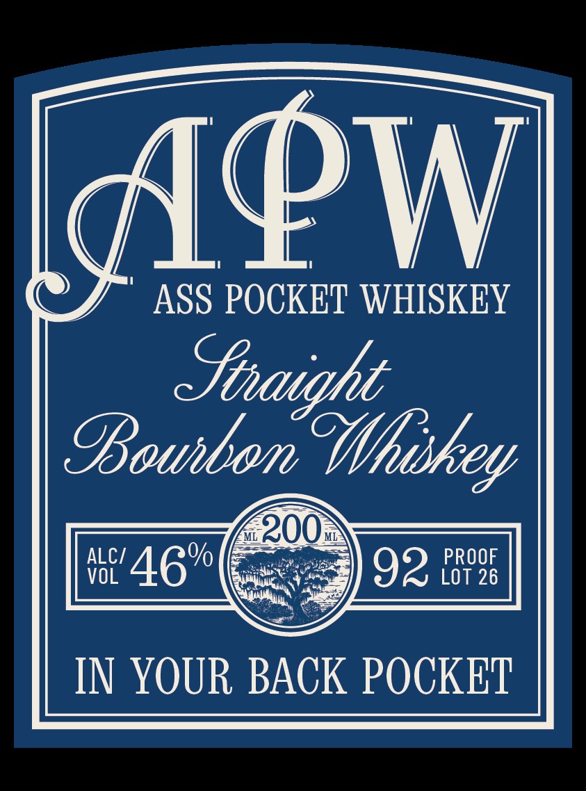 Apw Ass Pocket Whiskey label