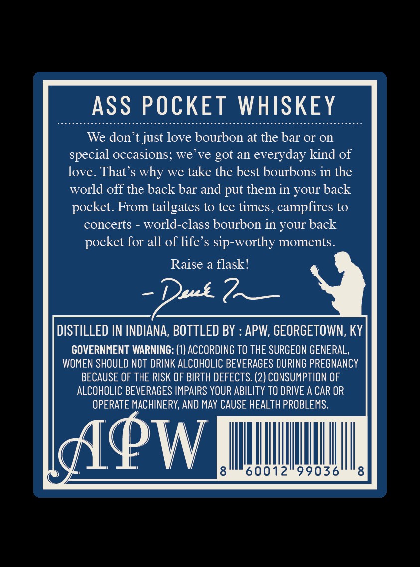 Apw Ass Pocket Whiskey label image 2