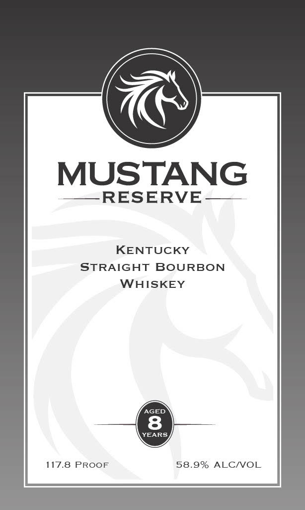 Mustang Reserve label