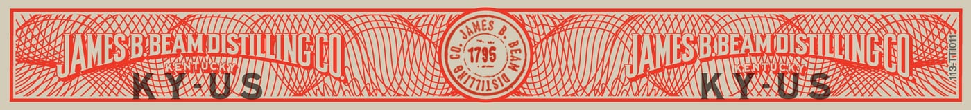 Beam's Ten-pin label image 4