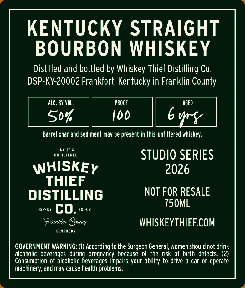 Whiskey Thief Distilling CO. Mighty Oak label image 2