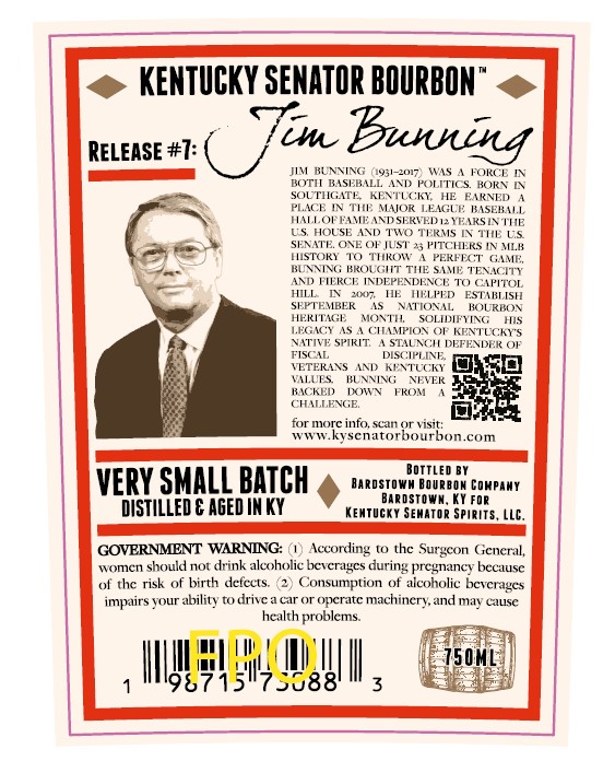 Kentucky Senator Bourbon label image 2