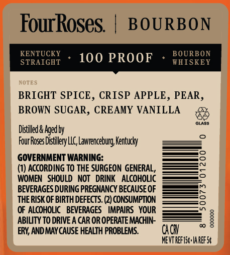 Four Roses label image 3