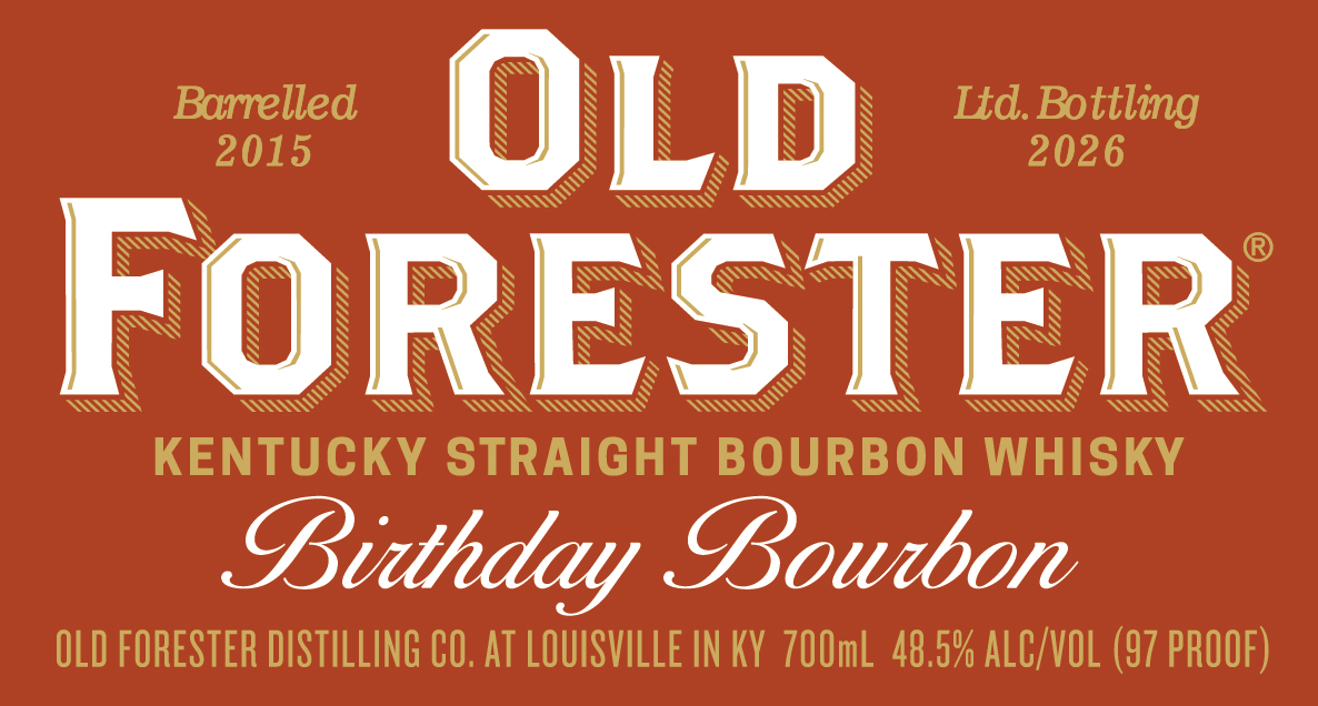 Old Forester label