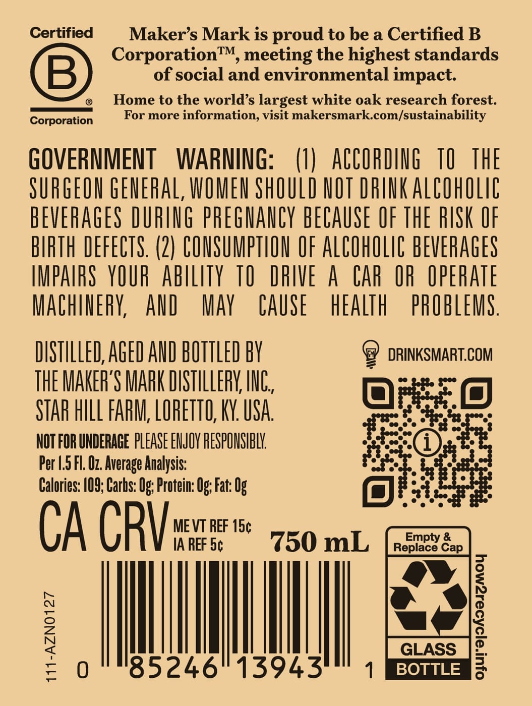 Maker's Mark label image 2