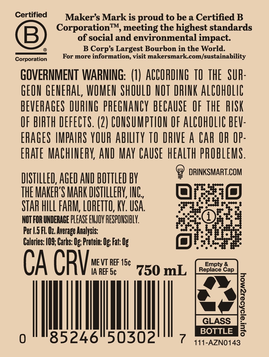 Maker's Mark label image 2