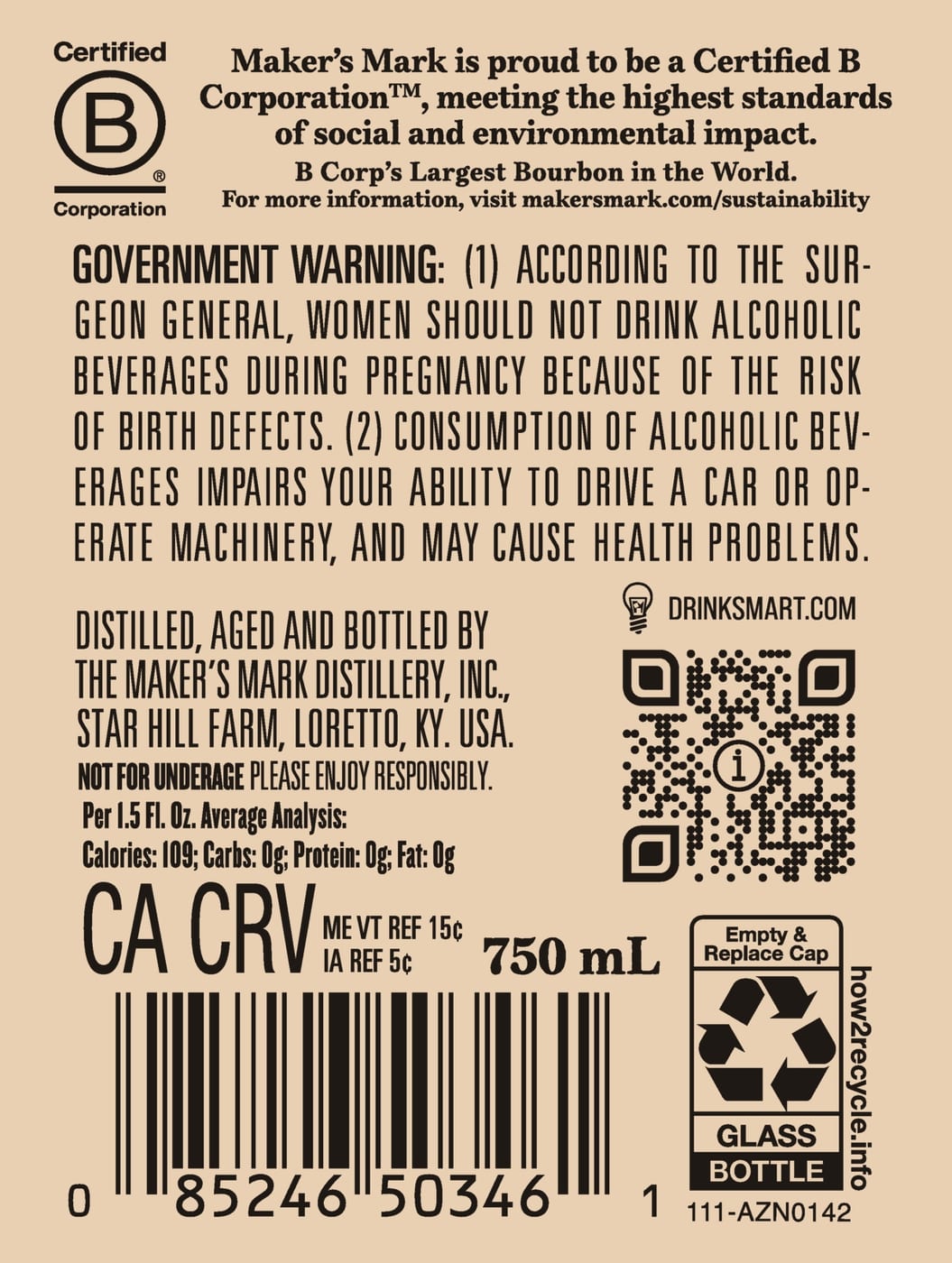 Maker's Mark label image 2