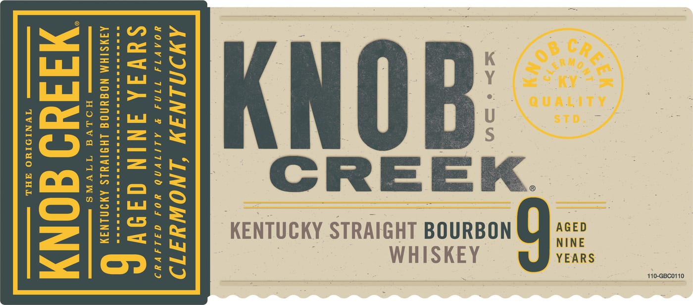 Knob Creek label
