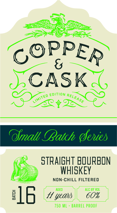 Copper & Cask label