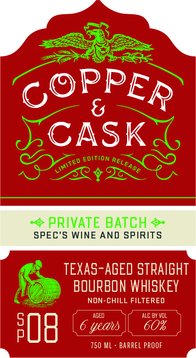 Copper & Cask label