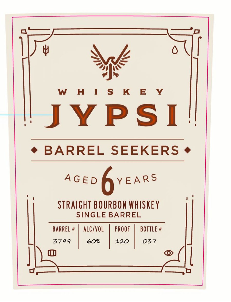 Whiskey Jypsi label