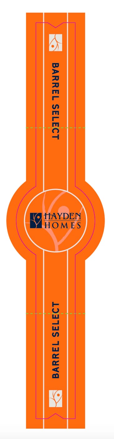 Broken Top Mountain Whiskey Hayden Homes Barrel Select label image 3