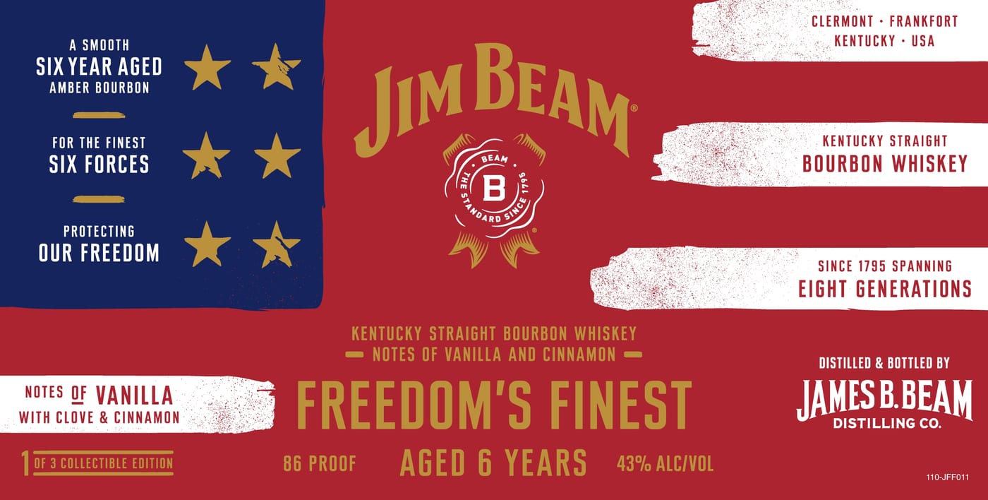 Jim Beam label