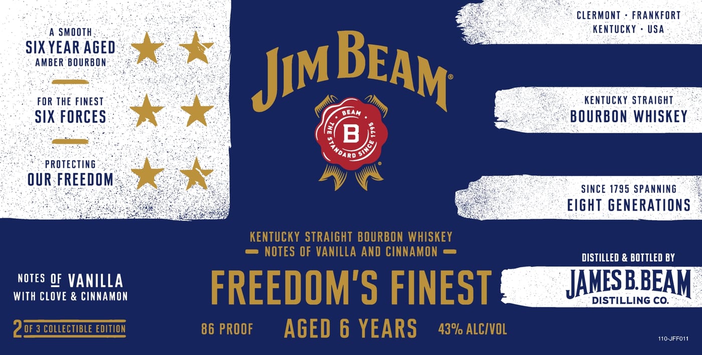 Jim Beam label