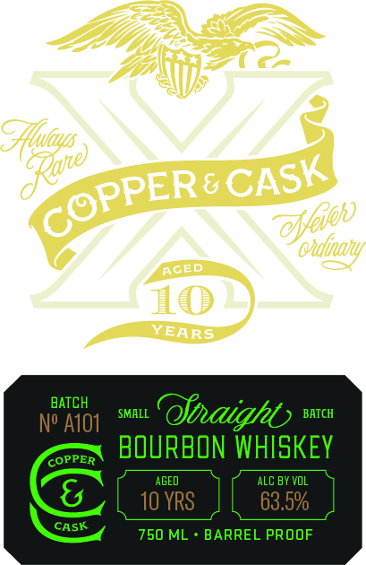 Copper & Cask label