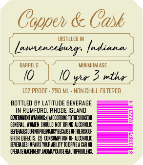 Copper & Cask label image 2