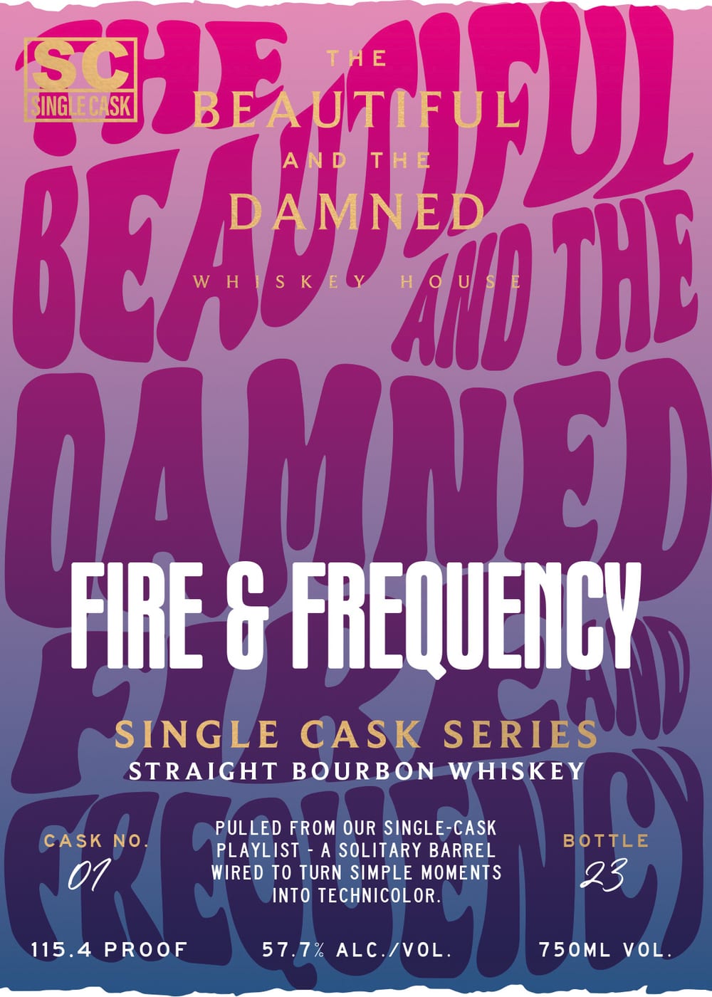 Fire & Frequency label