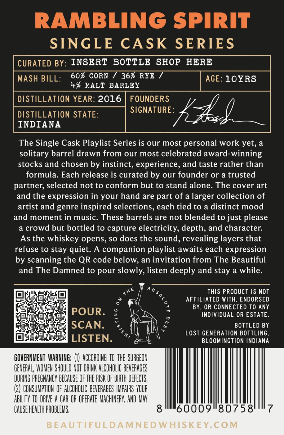 Rambling Spirit label image 2