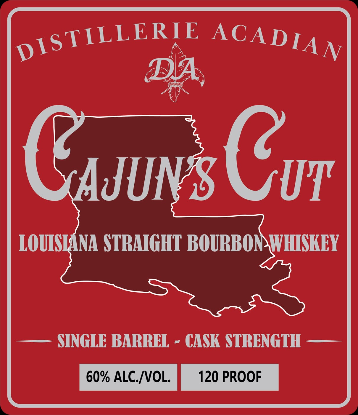 Distillerie Acadian label