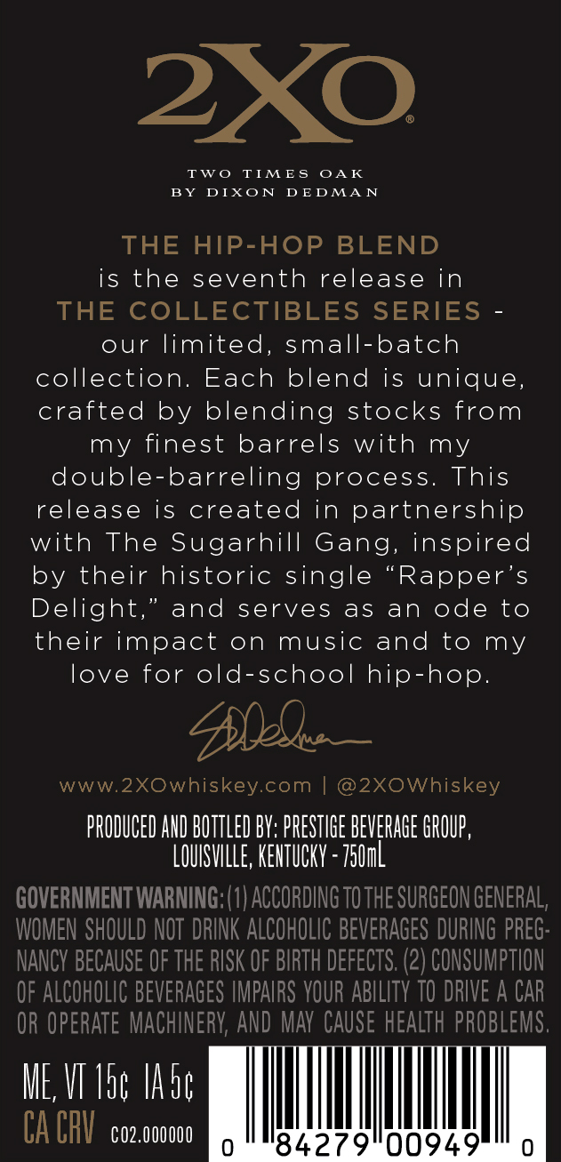 2XO Rapper's Delight label image 2